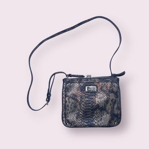 Nine West embossed three compartment bag with adjustable straps